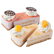 Kwarkpunten aardbei of sinaasappel